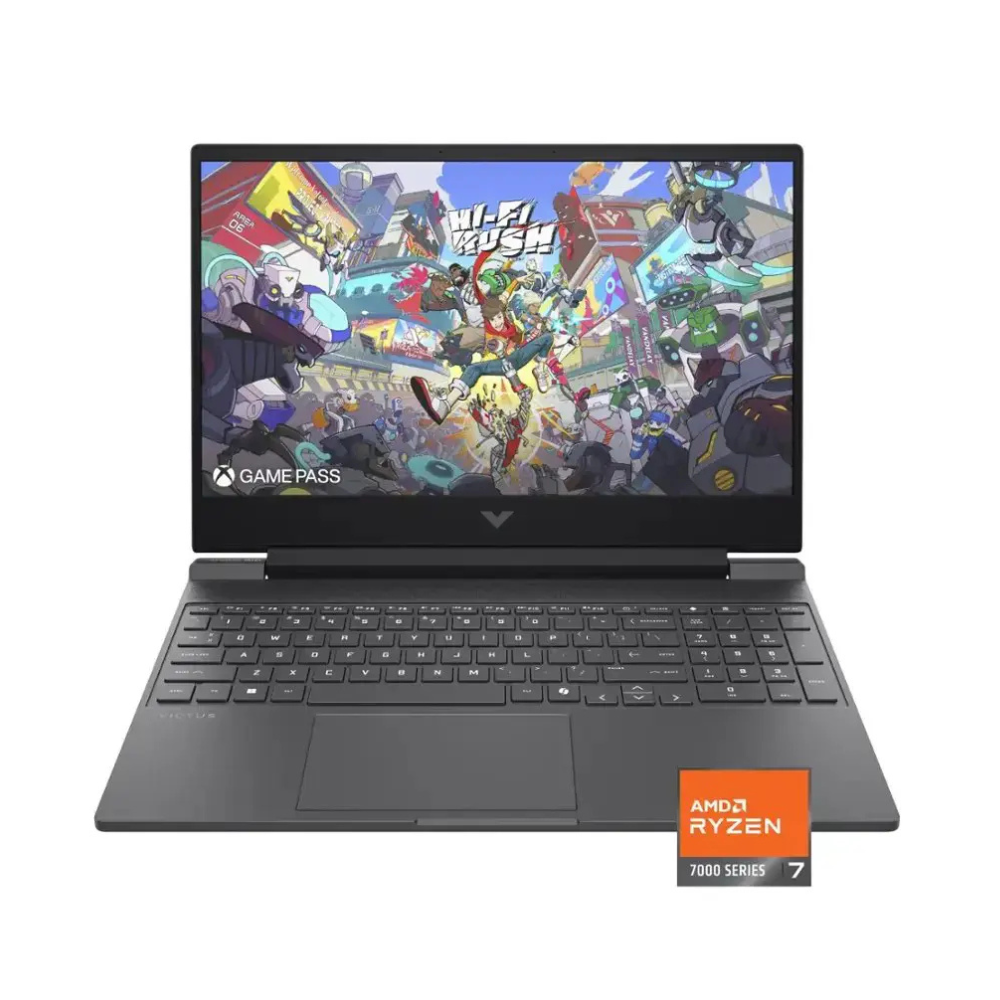 1 HP Victus 15-FA2209TX Intel Core i7-14650HX 16GB DDR5 RAM 512GB SSD RTX 4050 6GB 15.6" Full HD Gaming Laptop Mica Silver 1 Year Warranty - Image 1