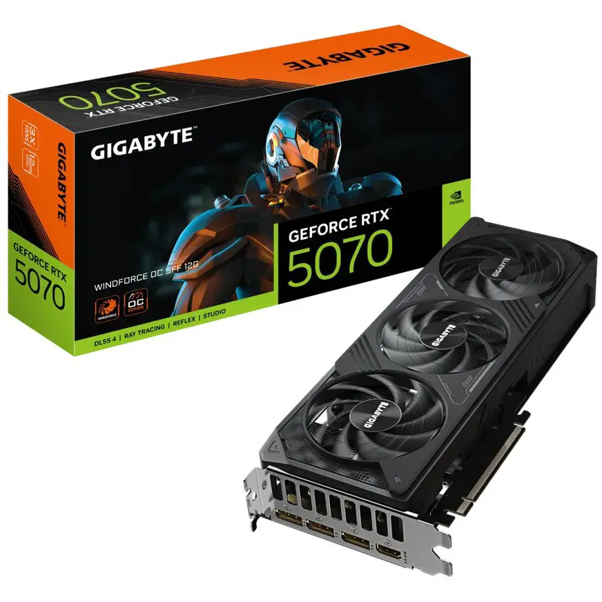 czone.com.pk-4-1540-20075-201225120806-87161-2509133-231225061443 GIGABYTE NVIDIA RTX 5070 12GB WINDFORCE OC SFF 192BIT GDDR7 - Image 1